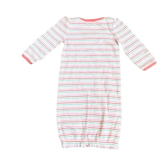 Set of 3 Footsie Pajamas for 0-3M - Lasy Bug - Stripes - Polka Dots - Cotton - Picture 7 of 13